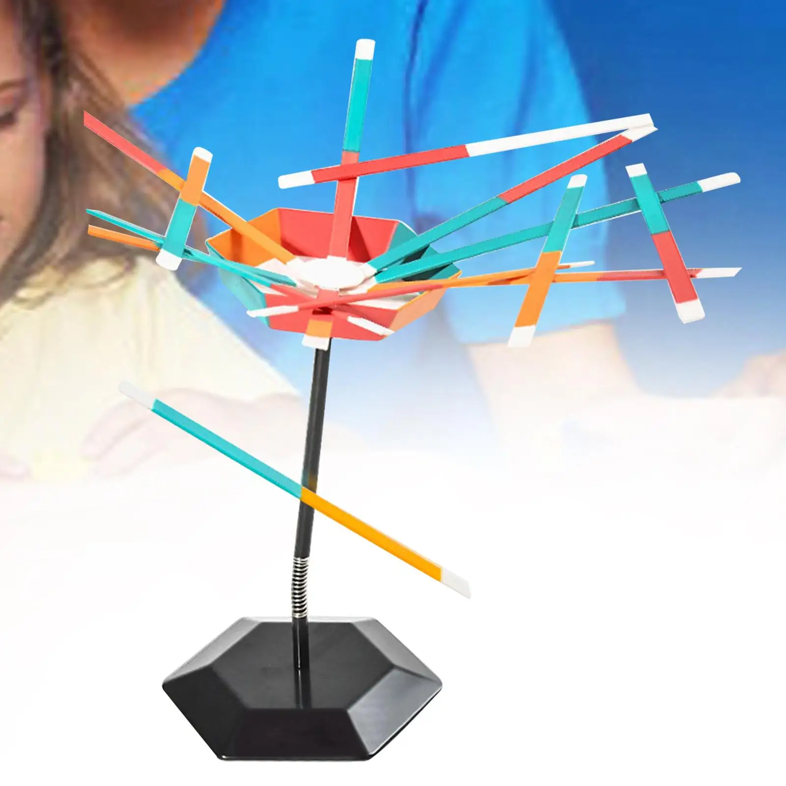 Sticks Stack Game Balance Sticks Multiplayer Toys Stack It up Multicolor Play Set Balancing Toys for Family Girls Boy