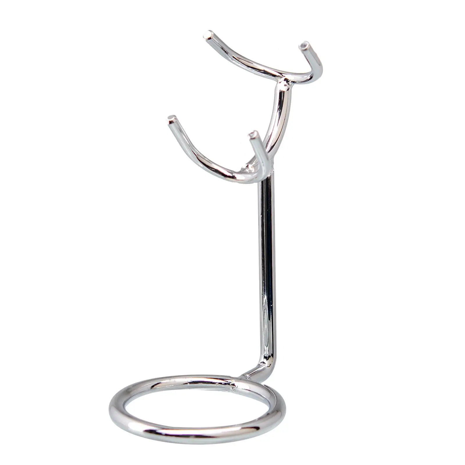 Shaving Brush Stand Heavy Duty Not Rust Protective Anti Slip Iron Alloy Quick Drying Stand for Barber Bathroom Salon