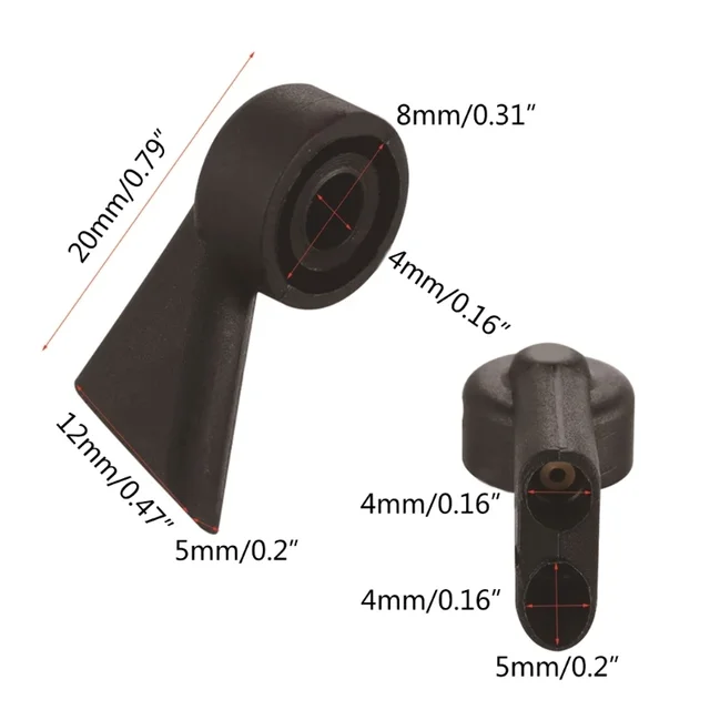 Buses Lave-glace Avant Pour Audi A4 A6 S4 Etc. 2002-2008 - Lot De 2 - Noir Plastique - Référence 8E0955988B