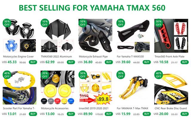 福袋安いいね半額ストア Motorcycle TMAX560 Accessories Plate Cover Axle Front VehicleCovers
