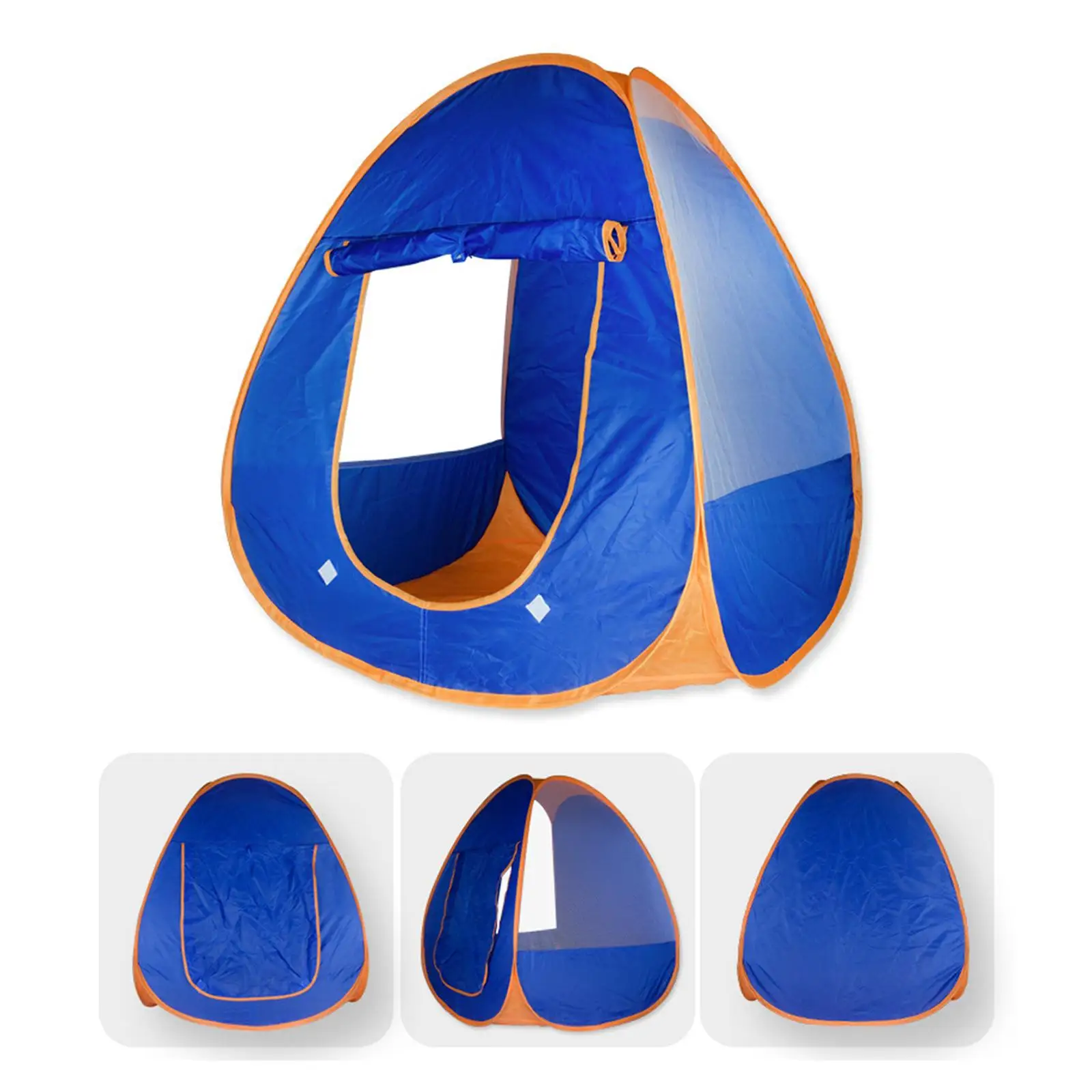 Kids Play Tent Foldable Pretend Play Playhouse Toys Birthday Gifts Child Room Decor for Game Indoor Outdoor Camping Beach