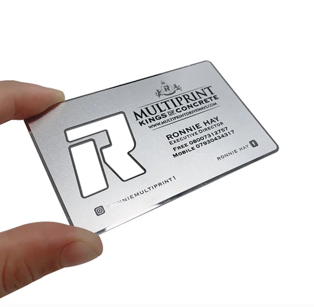 Custom Customized Metal Cards Luxury Credit Card Size Vip Member