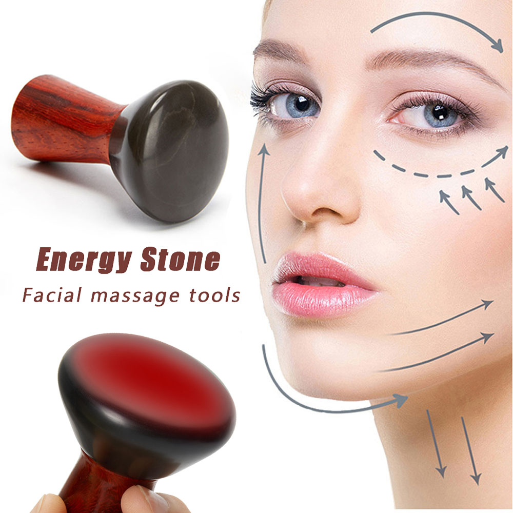 Best of Volcanic Hot Stones Massage Gua Sha Natural Hot Stone Needle Back Neck Face Massager Spa Care Relax Muscles Skin Remove Wrinkles Reviews & Tips