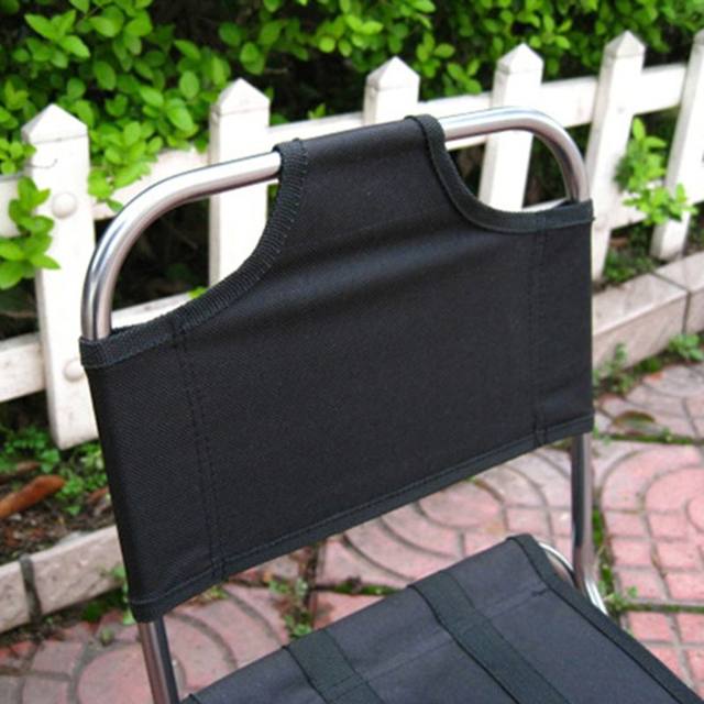 Collapsible Folding Chair Outdoor Lawn Chair Backrest Fishing