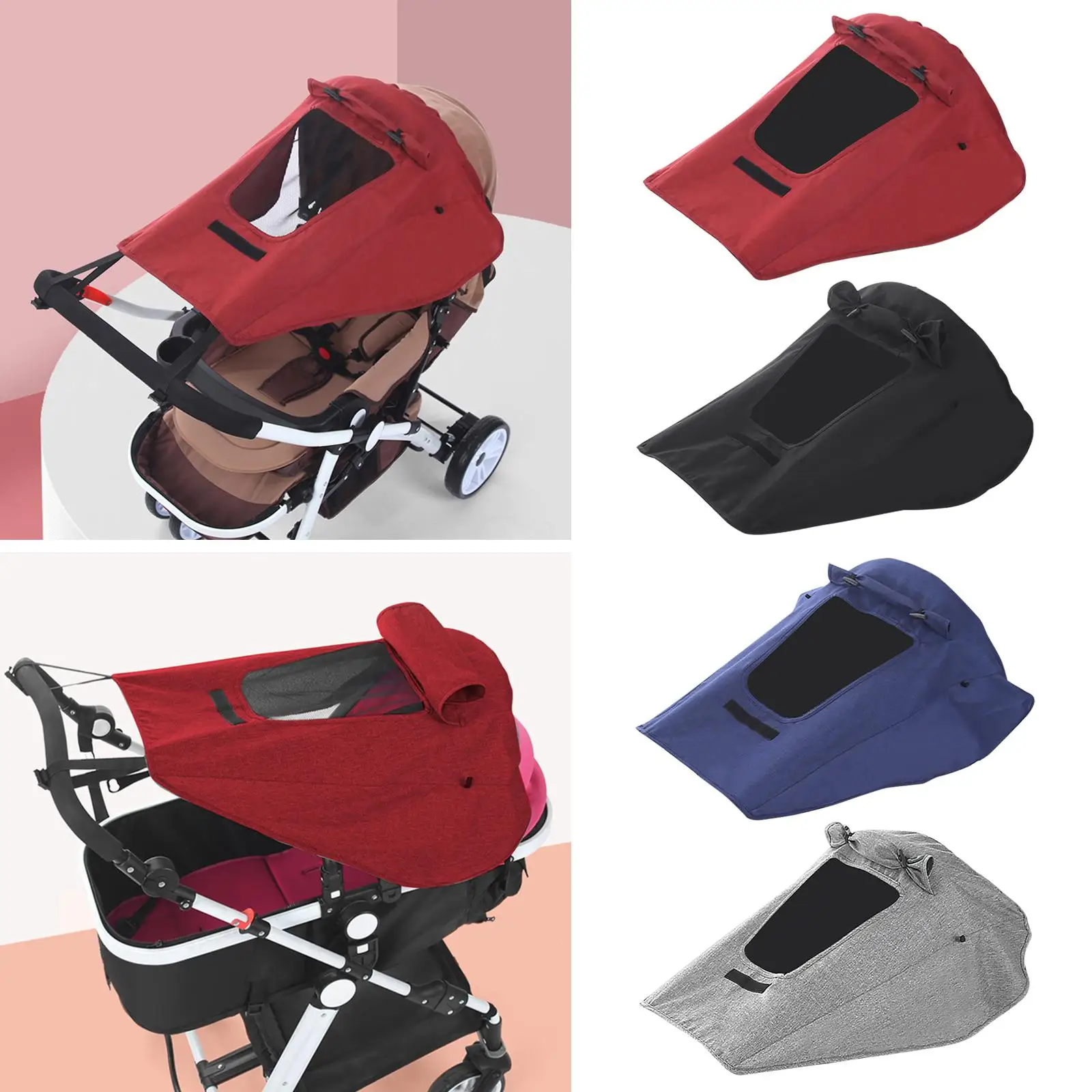 Durable Stroller Sunshade UV Protection Stroller Accessories Pram Sunshade for Stroller Buggy
