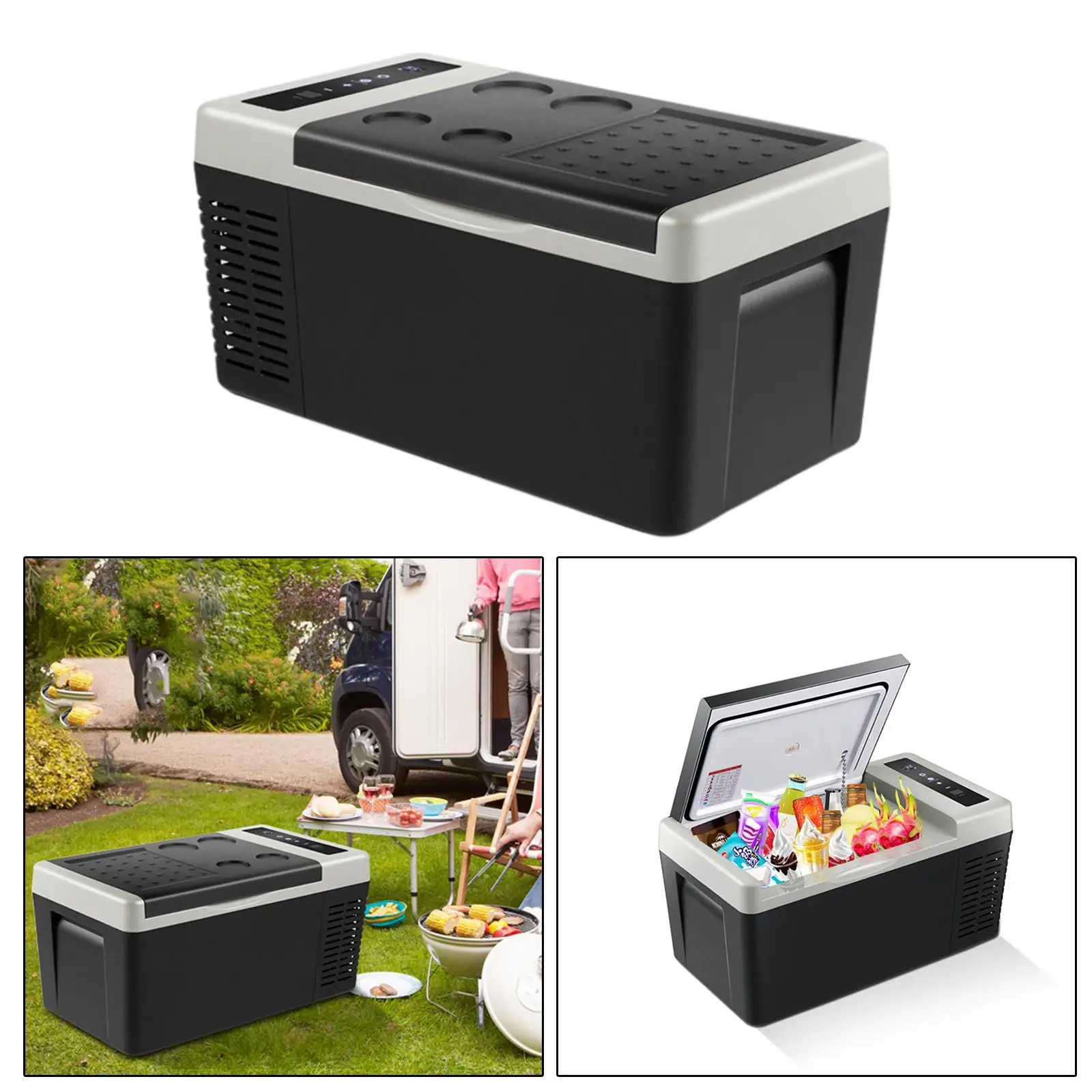 18L Portable Mini Car Cosmetics Beauty Makeup Fridge Cooler Freezer