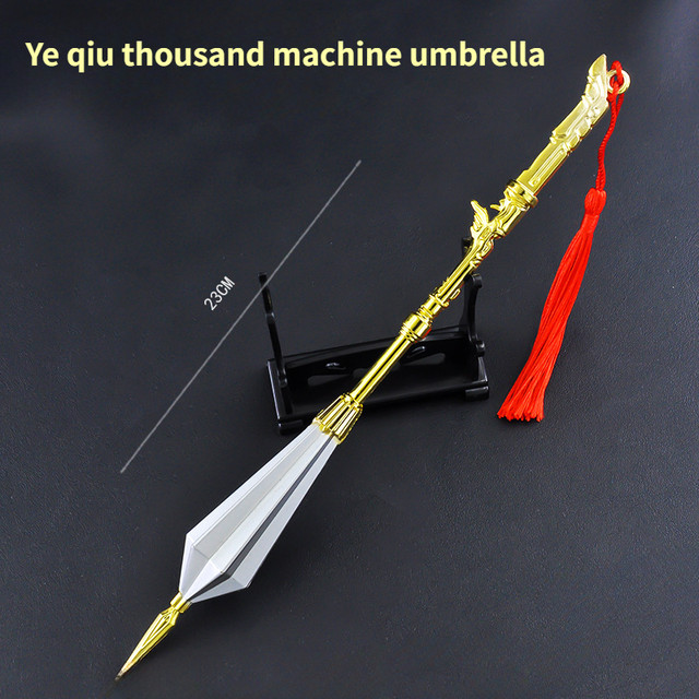 Anime Peripheral Weapons 23cm Ye Qiu Thousand Machine Umbrella War 