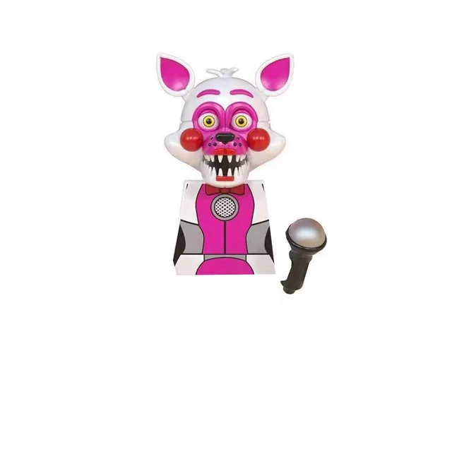 WM6074 WM6097 WM6170 Mini Bricks Game Figure Chica Bonnie Foxy Freddy Bear  Nightmare Boy Baby Skeleton Thriller Assembly Gifts