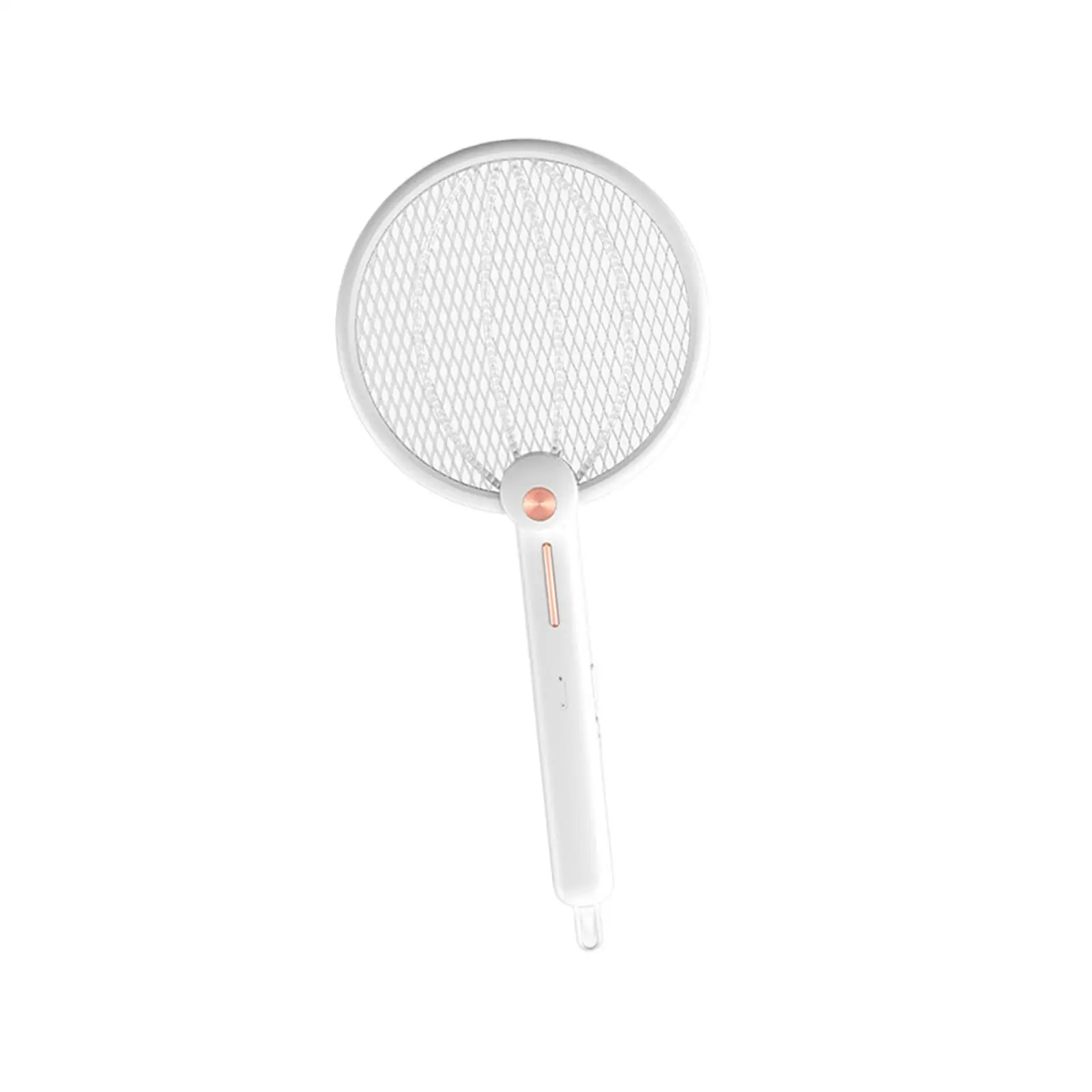 Fly Swatter with 3 mesh 2 in 1 Folding USB Handheld Standing Bug Zapping Racket for Camping Household Office Home Outdoor