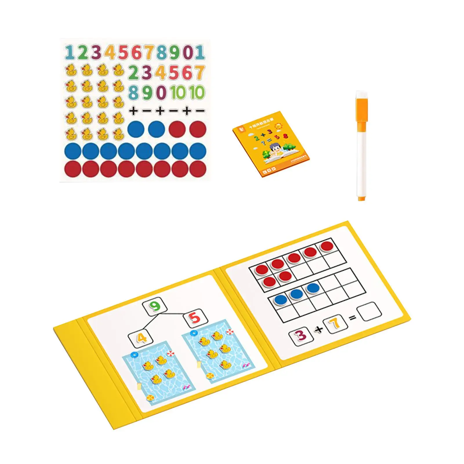 Math Addition Subtraction Toy Enlightenment Numbers Decomposition Math Toys for Activities Role Play Learning Numbers Teaching