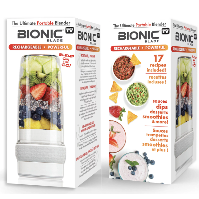 Bionic Blade Portable Blender From Bell + Howell 