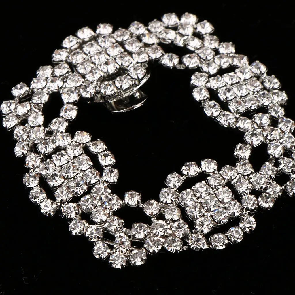 Rhinestone Crystal Shoe Clips Charms Boot Clip Bridal Wedding High-Heel Jewelry