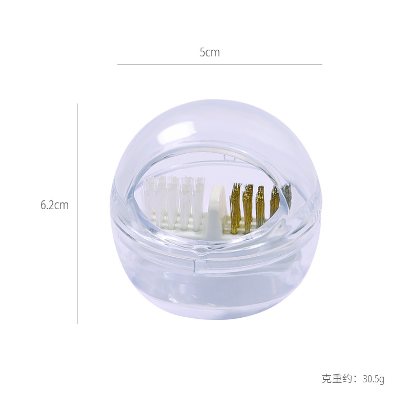 Best of Nail Drill Bit Cleaning Brush Copper Wire Remove Dust Cleaning Case Soft Hard Drill Grinding Head Brush Cleaner Nail Art Tools Reviews & Tips - Image 6