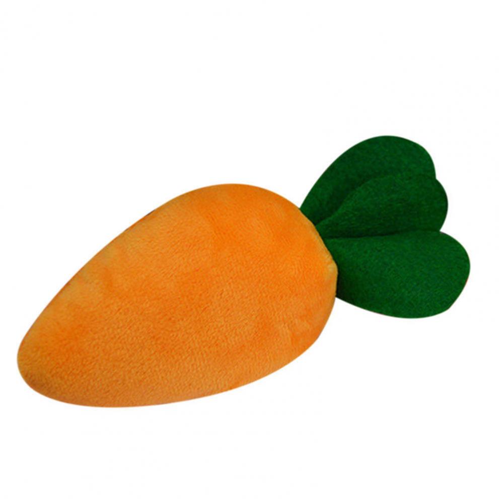 Haustier Puppe Karotte Form Kauen Spielzeug Für Hunde Welpen Quietsche Knochen Molaren Hund Helle-farbige Elastische Plüsch Haustier quietscher Puppe Für Zuhause – Detail 11