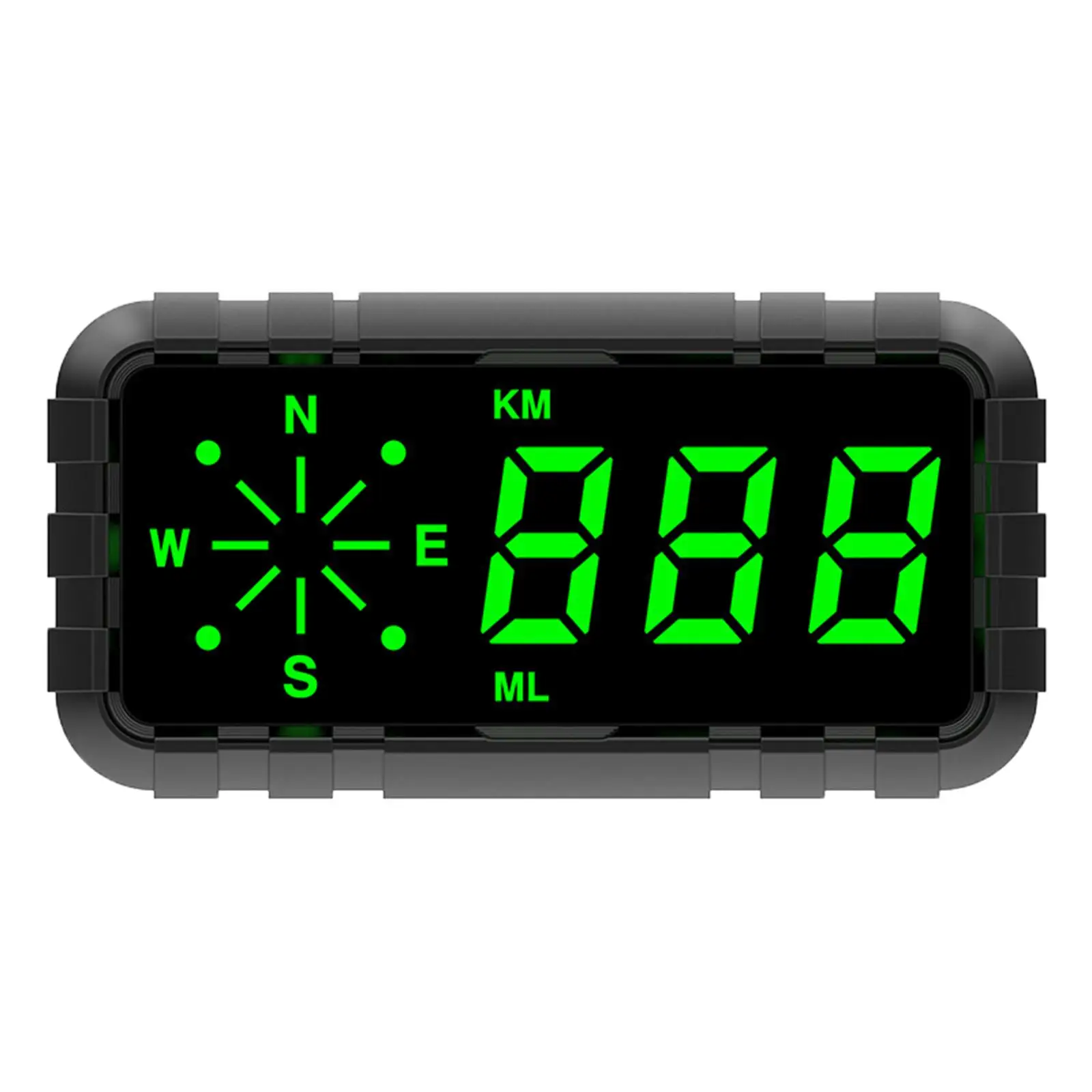  Mileage HUD  for All  Motorcycle Compass ometer Display