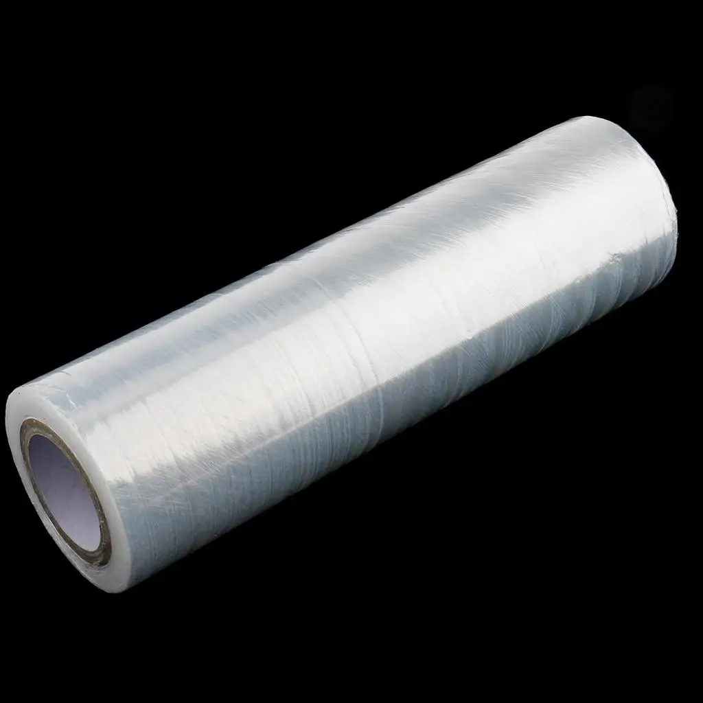 1 Roll of Transparent Plastic Film Food Preservation Sweat Haircare