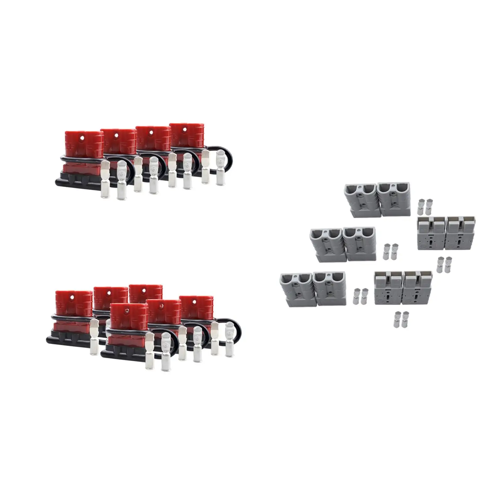 Battery Cable Quick Connect Disconnect Plug Wire Harness Plug Set 50A for Trailer Winch Lifts Motors Car Electrical Devices