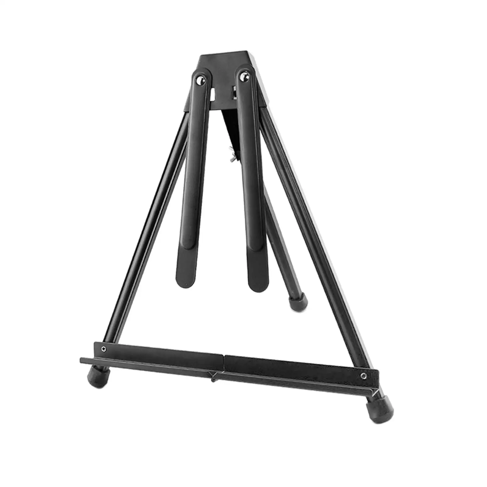 Tabletop Easel Stand with Nonslip Feet Aluminum Tripod Display Easel Adjustable Height Tilt for Books Canvas Floor Photo Signs