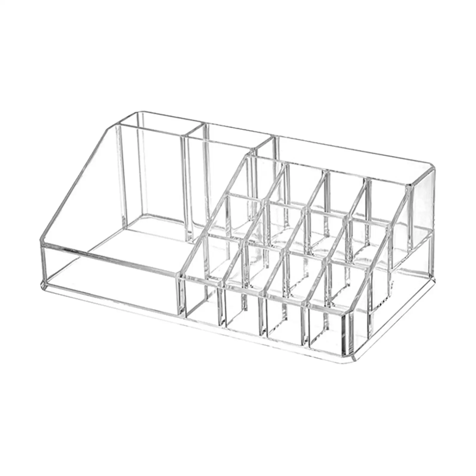 Makeup Organiser 16 Space Display Stand Transparent Cosmetic Storage Box