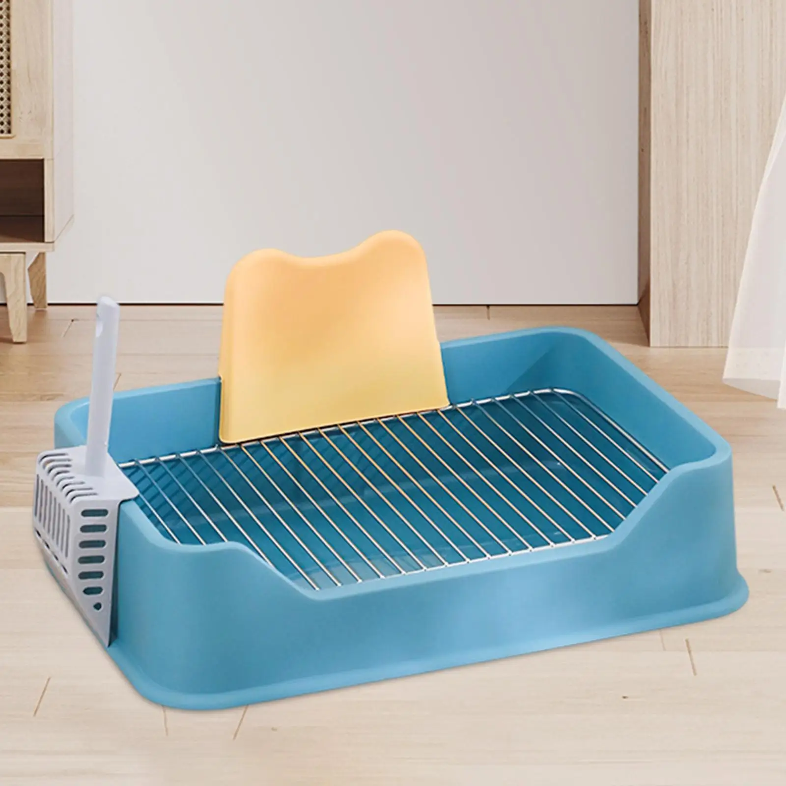 Dog Toilet Puppy Potty Tray Pet Supplies for Indoor Cats Cleaning Tool Portable Anti Splashing Litter Box Puppy Training Tray