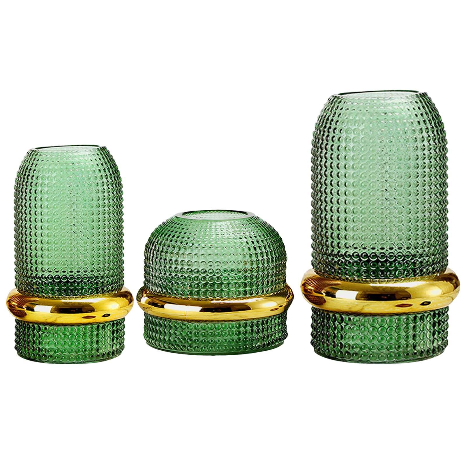 Clear Glass Vase Plant Vase Artificial Flower Vase Modern Simple Flower Display Vase for Living Room Centerpiece Dining Table