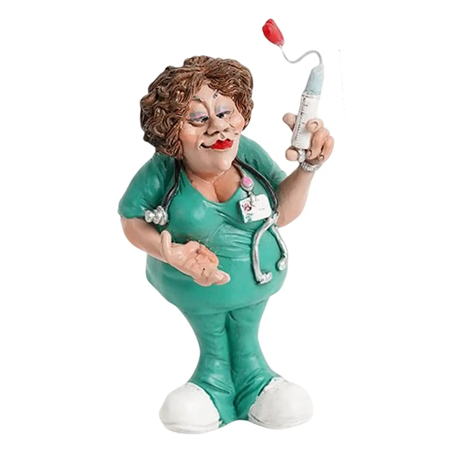 Doctor Statues Figurines Nurse Decorative Women Resin Sculpture for Office Bookshelf