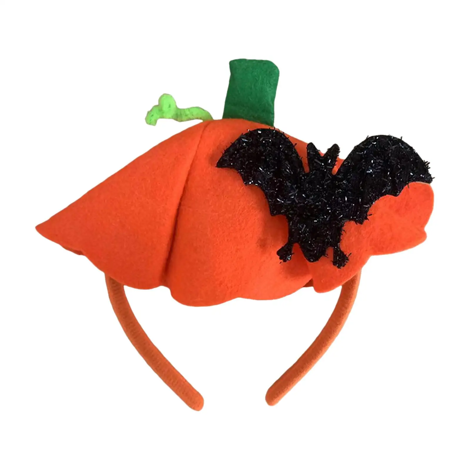Halloween Headband Pumpkin Hat Hair Accessory Hairband Hair Hoop for Costume Party Dress up