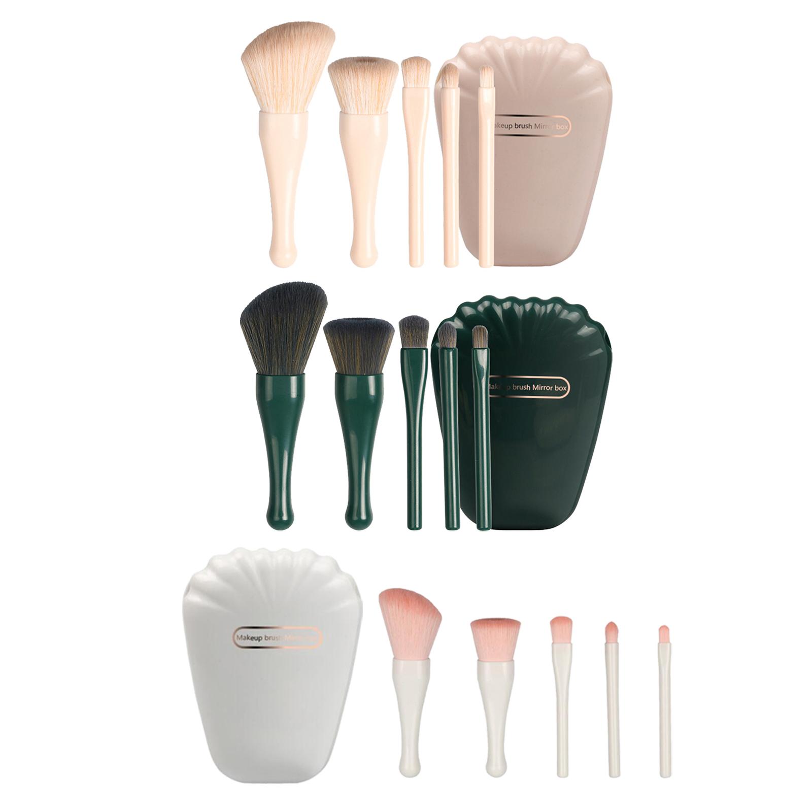 5x make up Brushes Tool Set Portable with Storage Box Beauty Products Make up for Women 5x make up Brushes Tool Set Portable with Storage Box Beauty Products Make up for Women