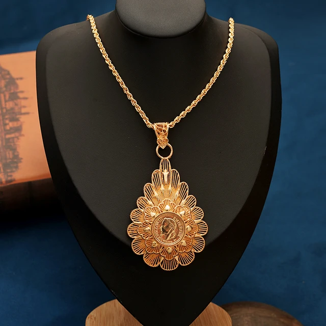 Herseygold-花柄の金メッキネックレス,結婚式の宝石用,シルバーチェーン