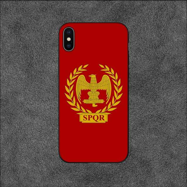 SPQR Roman Imperial legion Phone Case For iPhone 11 12 Mini 13 14 