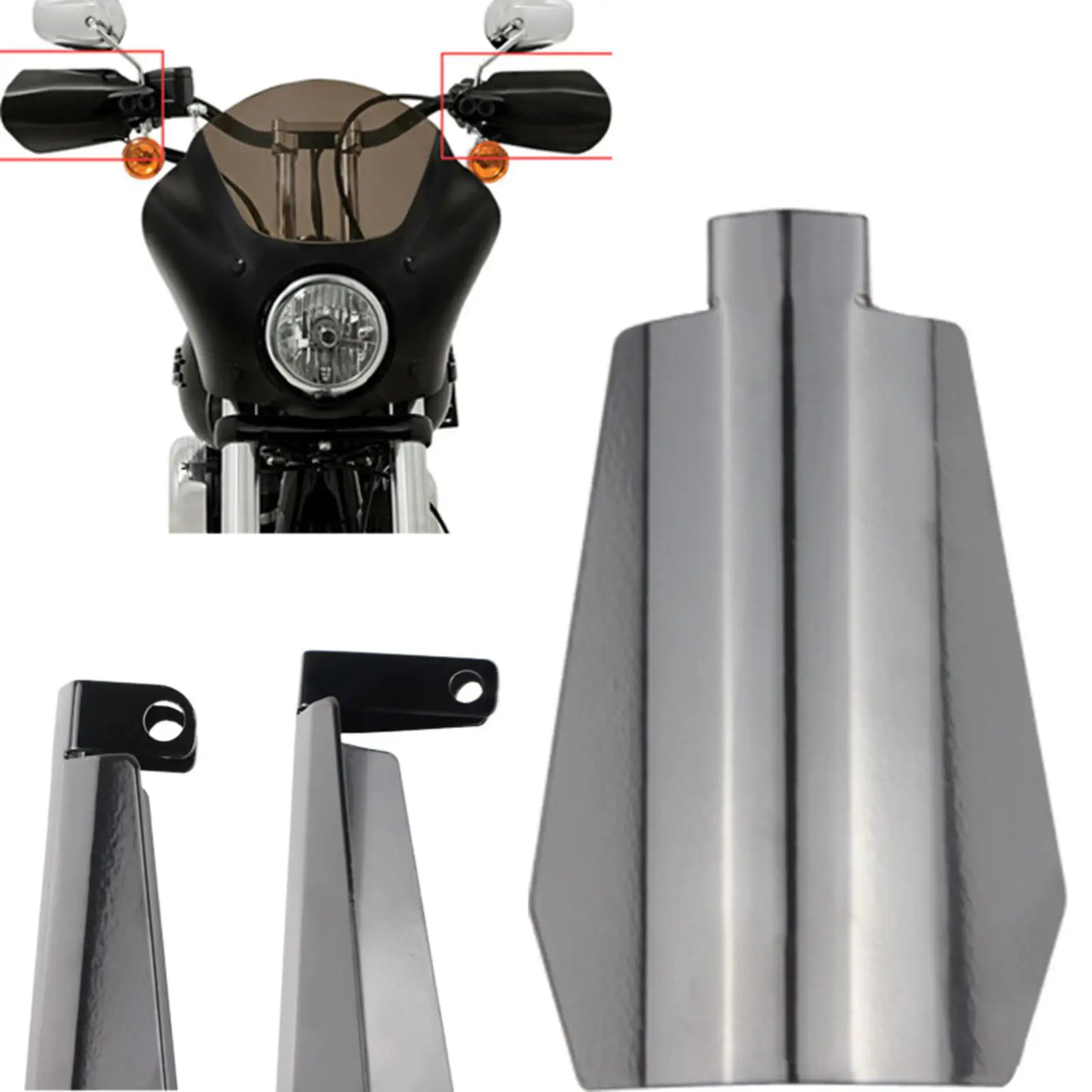Motorcycle  for  883 for Wind  Upgraded Controls Modified Iron Wind Protection Cover
