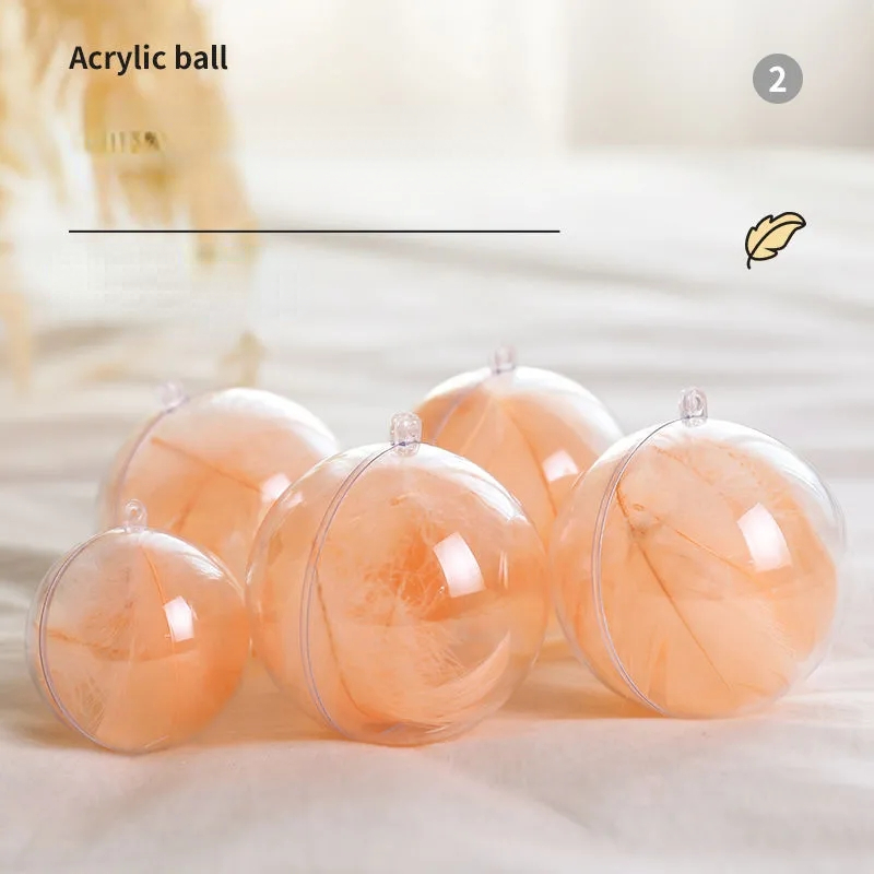 30-teiliges transparentes Acrylkugel-Set für Decken, Party-Dekoration, Geschäfte, Geschäft, Einkaufszentrum, Hängedekoration, Event, Weihnachtszubehör, kombiniert – Detail 6