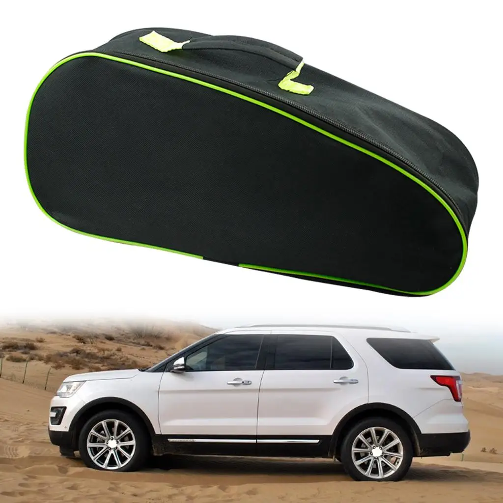 Portable Car Boot Tool Bag with Handle Back Seat  Zipper Closure Large Trunk Organizer for Home Use Vacuum Cleaner SUV 