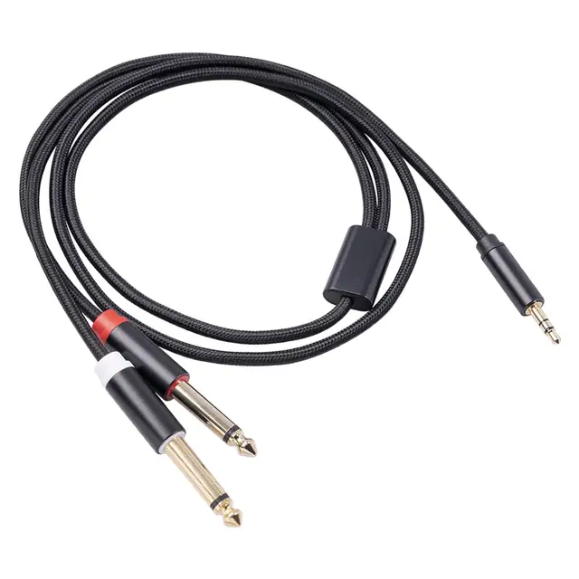 POSUGEAR, Câble audio Jack 3,5 mm vers double 6,35 mm Mono Y