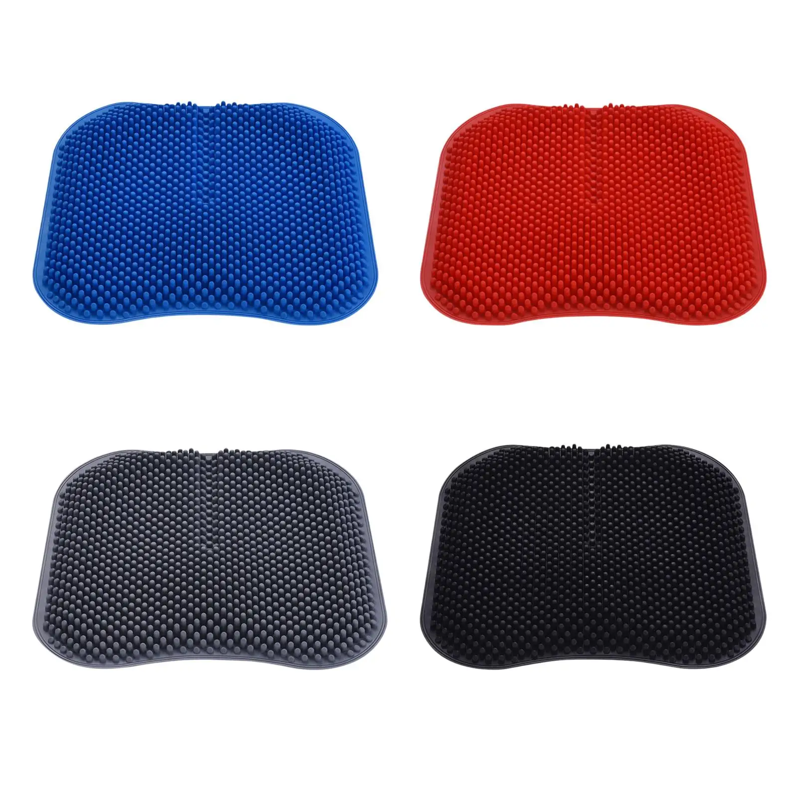 Silicone Car Seat Cushion Non Slip Chair Pad Seat Pad Breathable Seat Cover 16.5 inch Waterproof for Car Home Office Chair