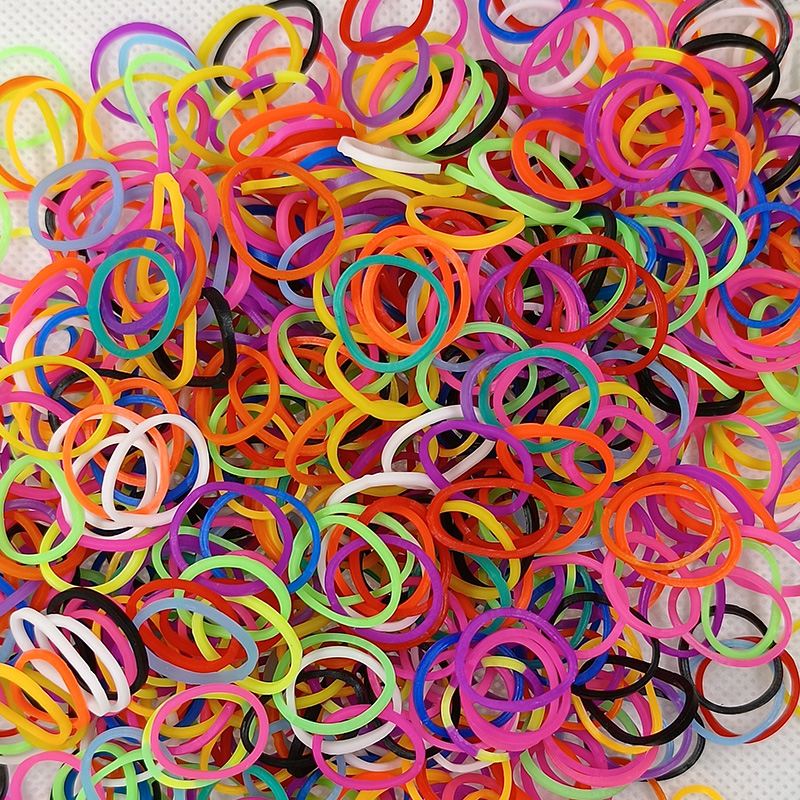 DIY Loom Gummiband Armband Mädchen Jungen Dekoratives Handgelenk Armband Klassische handgemachte Halskette Spielzeug Schmuck – Detail 14