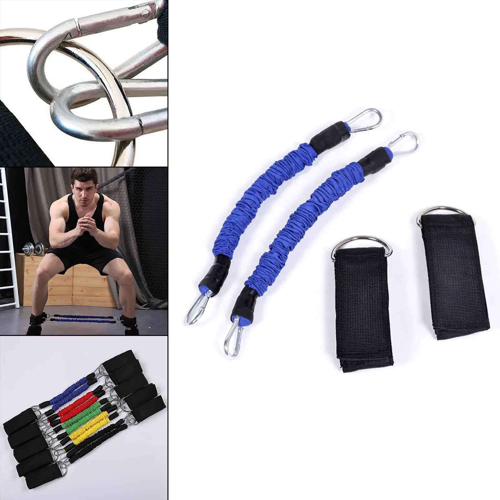 Thigh Bands Yoga Training for Speed Training with Ankle Straps Speed and Strength Bands for Legs Ankle Bands for Working Out