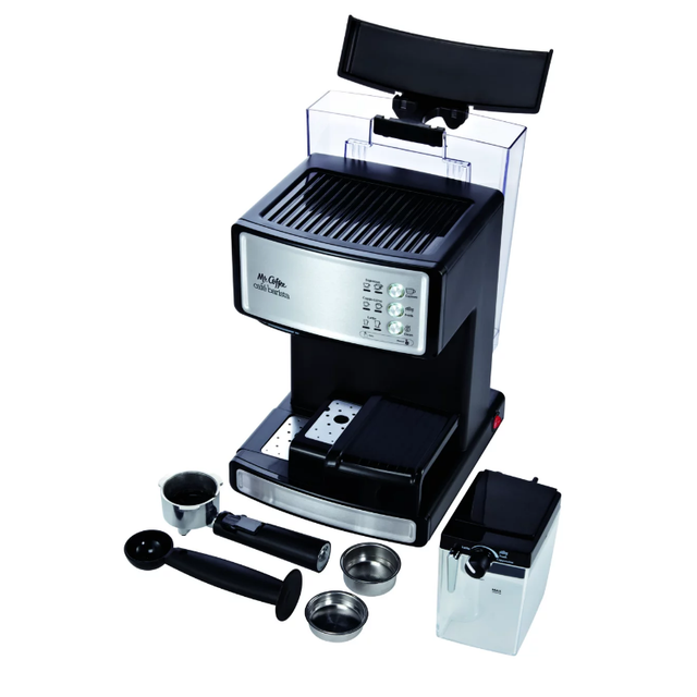 Mr. Coffee Espresso, Cappuccino and Latte Makerin Black 