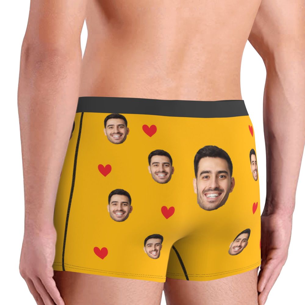 Title 53, Cuecas boxer personalizadas para homens, presen...