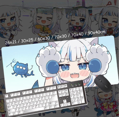 Little Witch Academy Mouse Pad Cool Kawaii Anime Desk Accessories with  Backlit Rgb Desk Mat LED Extra Large Mouse Mat 800*300 - AliExpress