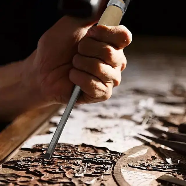 Juego de cinceles para madera, juego de cinceles de 6 piezas, juego de  cinceles de mano para tallado en madera profesional, herramienta de  escultura de carpintería para carpinteros, talladores, a YONGSHENG  9024735170181