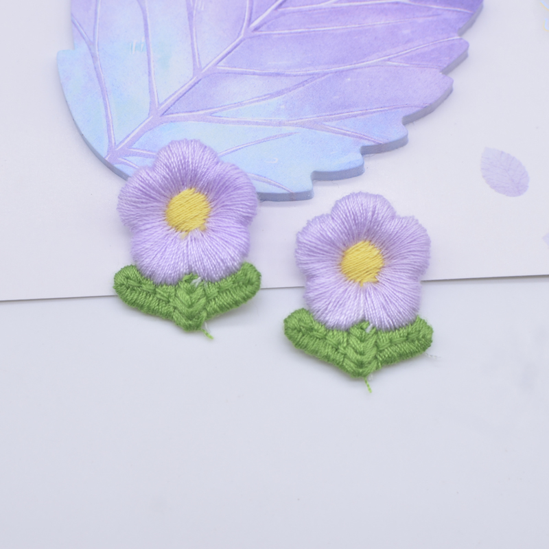 20pcs 20*28mm bestickte Strick-Sonnenblume für DIY Baby Kopf bedeckung Clips Dekor Zubehör Hut Kleidung Nähen Patches – Detail 6