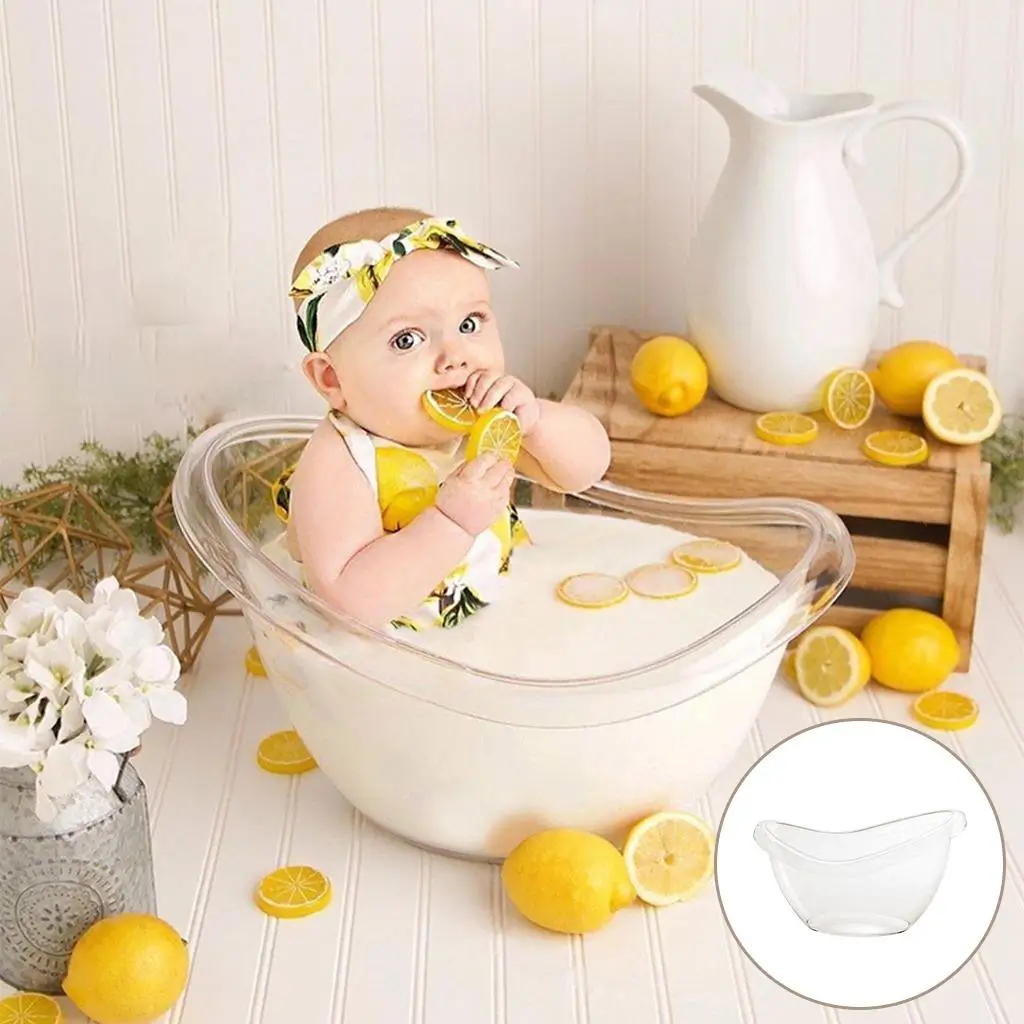 1pc Baby Newborn Photography Props Mini Milk Bath Tub Posing Bed Boy Girl