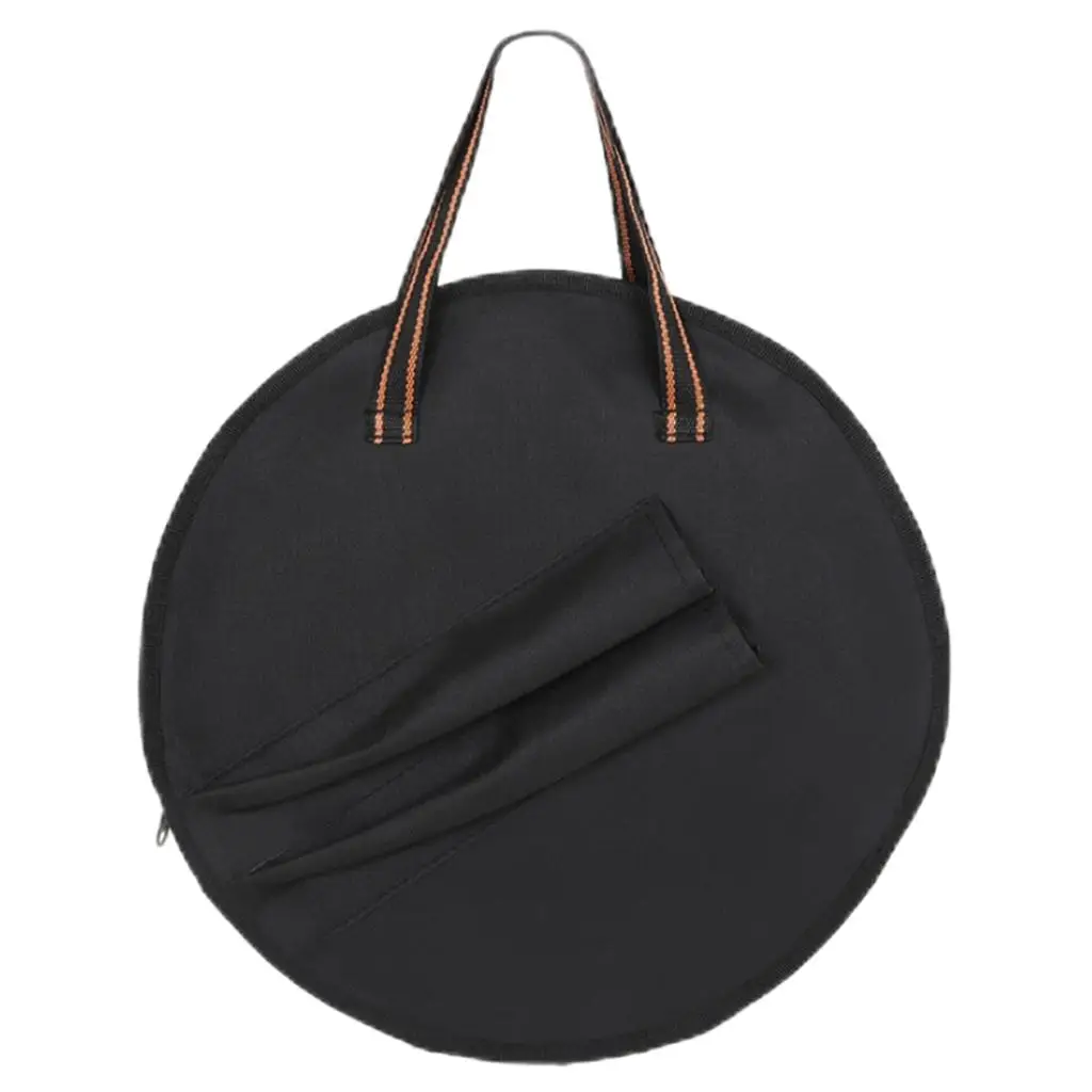 Portable Oxford Cloth Dumb Drum Bags Storage Bag Drum Pad Black