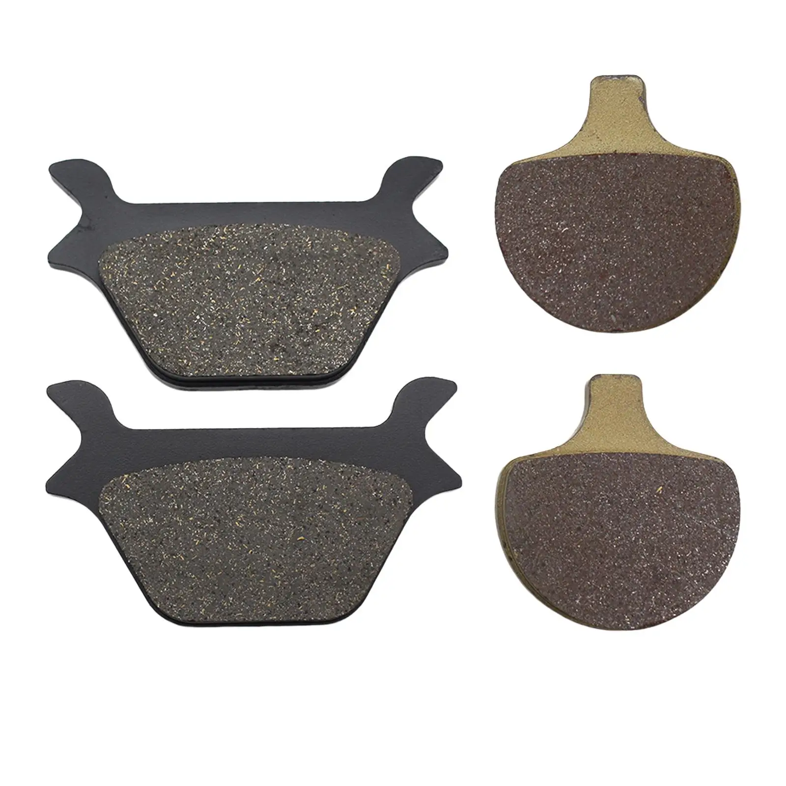 4 Pieces Motorcycle Front Rear Brake Pads for Fatboy Direct Replaces