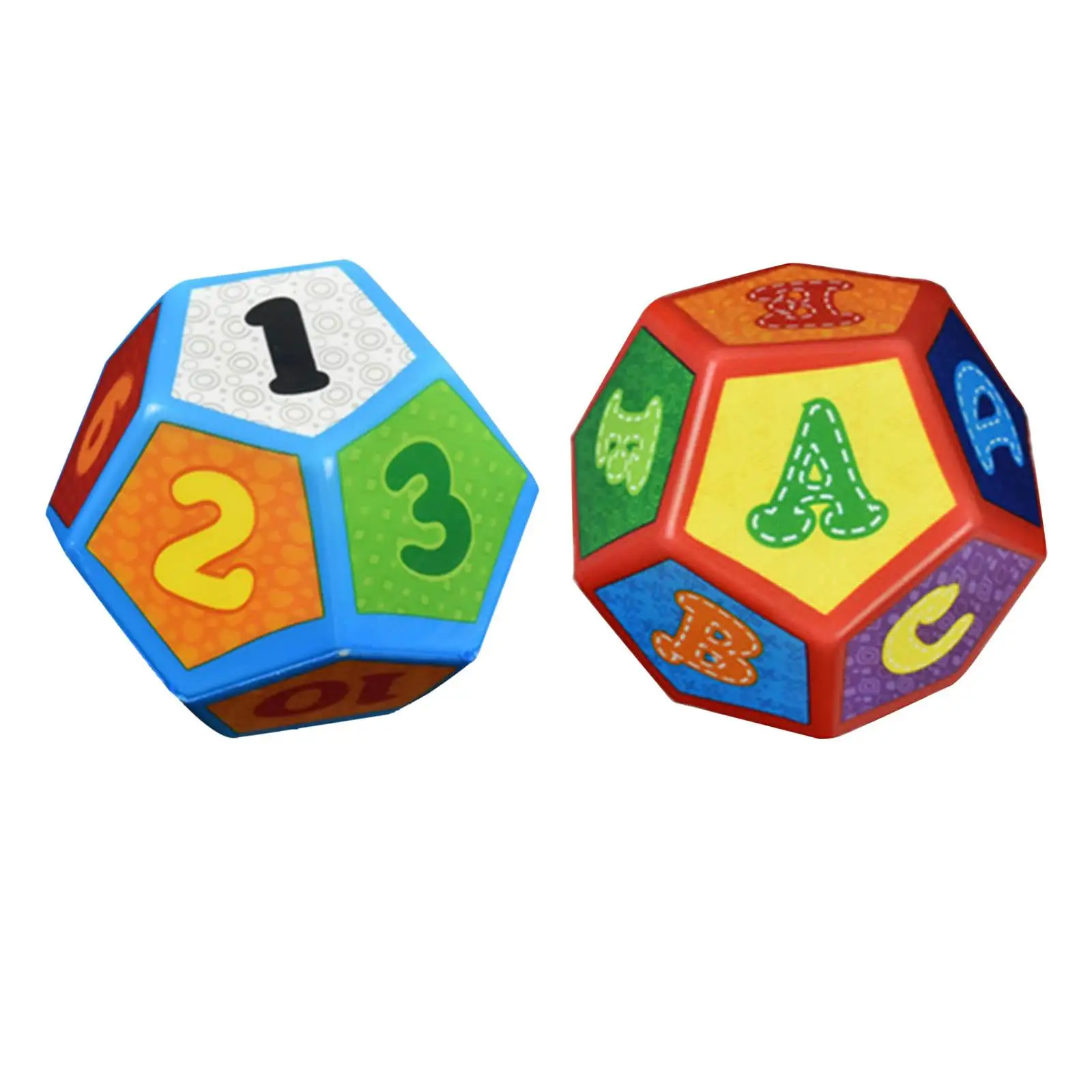 PU 12 Sides Dice Role Playing Game 60G Play Entertainment Toys Kids Foam Die for Bar Gameing ,Family Party Supplies Party Game