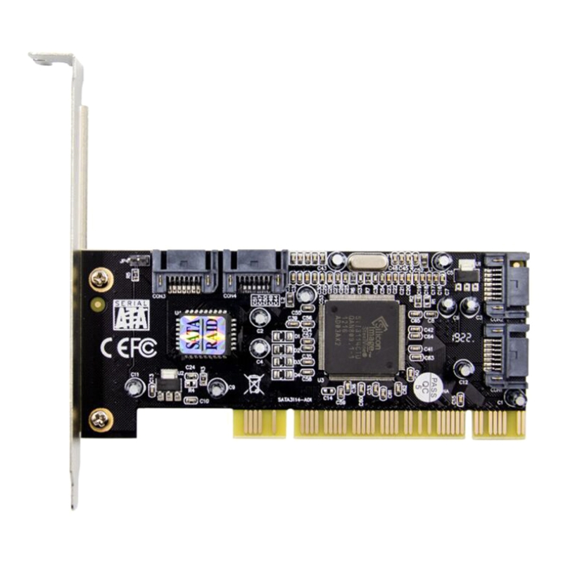 cartão do controlador do raid do chipset de portas imagem do silicone pci cartão da expansão do cartão da disposição cartão de conversão