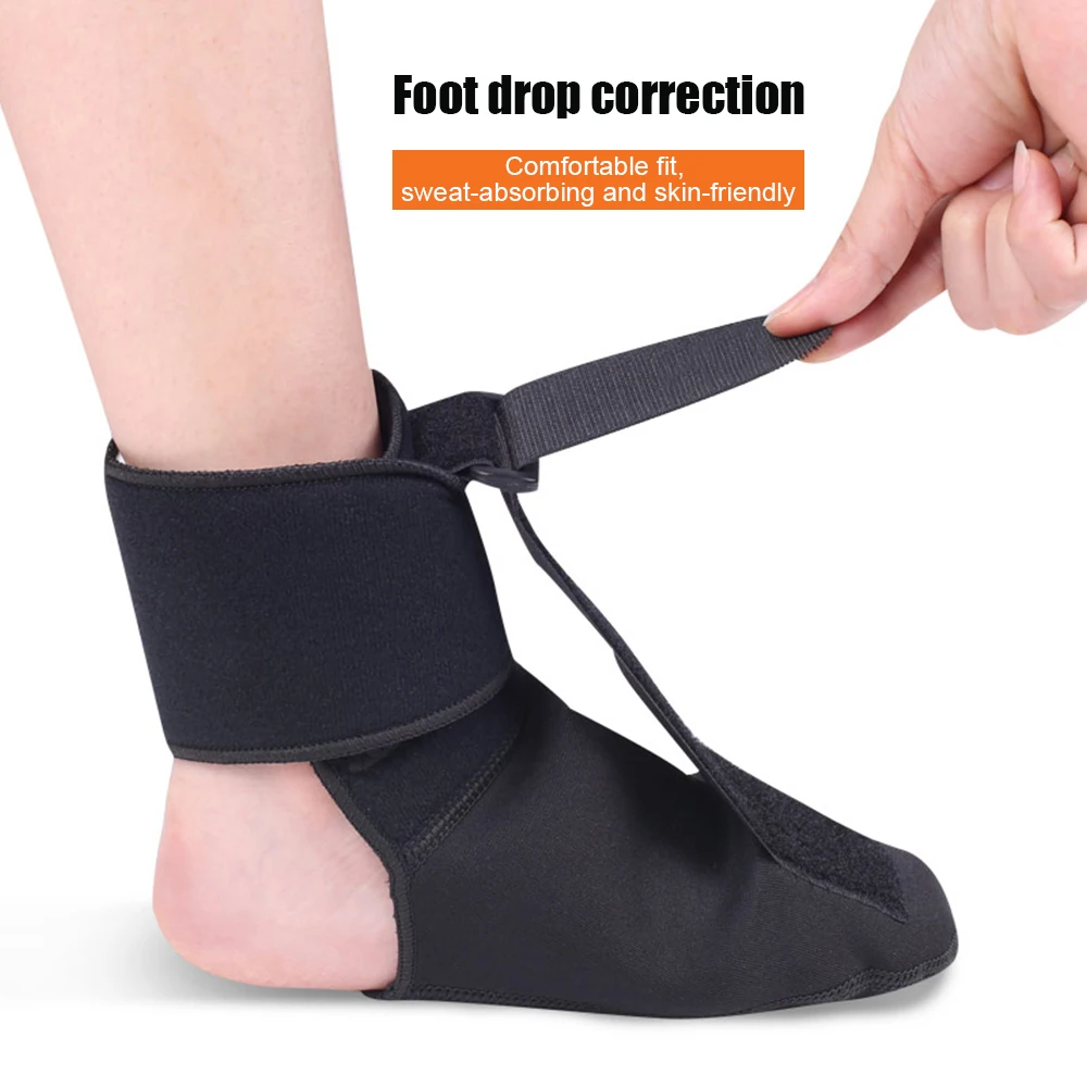 Kompressions-Plantarfasziitis-Nachtschienen-Socke, orthopädische Fußstütze mit Dorsalstropfen, weiche Dehnungs-Stiefelschienen für Füße – Detail 4