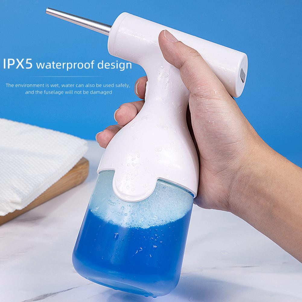 Description Picture 4 of item350mL Electric Foam Machine Large Capacity Waterproof Rechargeable Shampoo Shower Gel Facial Cleanser Foaming Maker For Bathroom