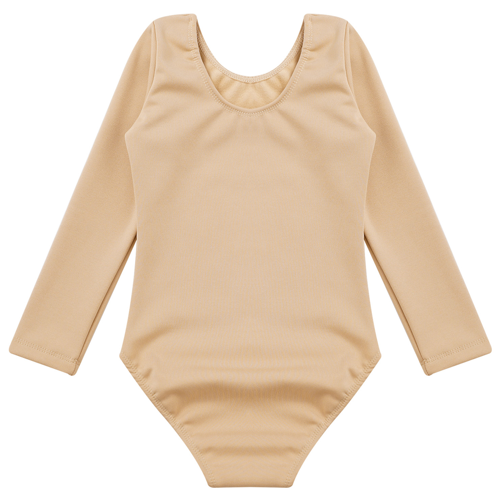Mädchen Ballett Tanz Fleece Gefüttert Thermo-Unterwäsche Top Gymnastik Trikot Training Kostüm Dancewear Eiskunstlauf Yoga Body – Detail 13